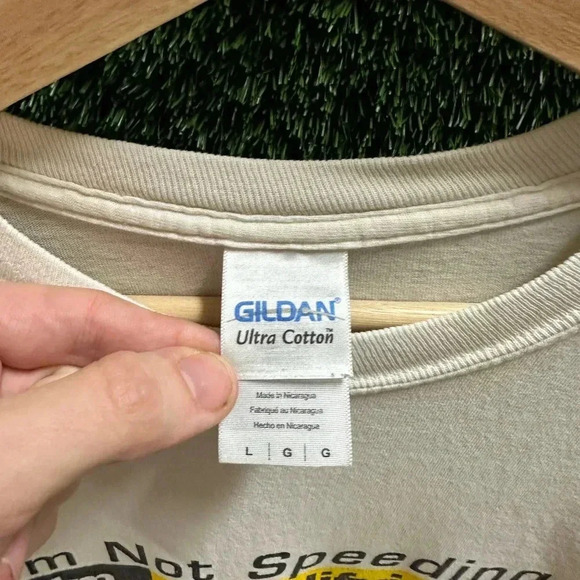 I’m Not Speeding I’m Qualifying Racing Long Sleeve T-shirt Large - Picture 3 of 6